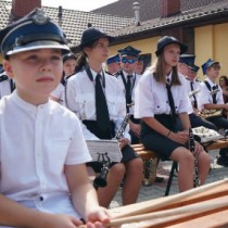 Powiększ zdjęcie Młodzi członkowie Orkiestry Dętej OSP Oleszno