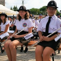 Powiększ zdjęcie Młodzi członkowie Orkiestry Dętej OSP Oleszno