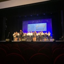 Powiększ zdjęcie MOD Krasocin podczas przesłuchania konkursowego w Teatrze Ziemi Rybnickiej. 