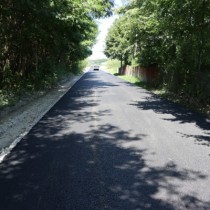 Powiększ zdjęcie Przebudowywana droga powiatowa nr 0221T Wymysłów – Ludynia (od strony Wymysłowa)