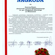 Powiększ zdjęcie Życzenia od Przewodniczącego Rady Powiatu Włoszczowskiego i Zarządu Powiatu Włoszczowskiego 