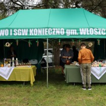 Powiększ zdjęcie Stoisko Sołectwa i SGW Konieczno