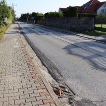 Powiększ zdjęcie Ulica Kusocińskiego we Włoszczowie