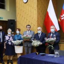 Powiększ zdjęcie Przedstawiciele z zespołu ,,Złoty Kłos