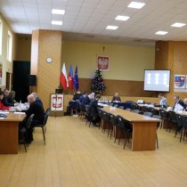 Powiększ zdjęcie Uczestnicy XXXIV sesji Rady Powiatu Włoszczowskiego