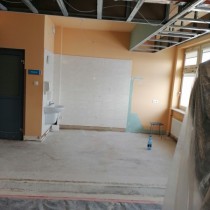 Powiększ zdjęcie Sala w remoncie na oddziale Anestozjologii i Intensywnej Terapii