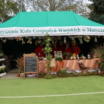 Powiększ zdjęcie Stoisko Stowarzyszenia KGW Motyczno