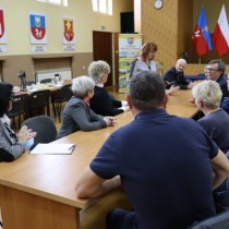 Powiększ zdjęcie Rozpoczęcie pracy przez Komisję Konkursową w Starostwie Powiatowym we Włoszczowie.