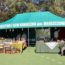 Powiększ zdjęcie Stoisko Stowarzyszenia Gospodyń Wiejskich w Koniecznie. 