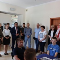 Powiększ zdjęcie Rozpoczęcie kwalifikacji wojskowej we Włoszczowie. 