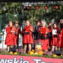 Powiększ zdjęcie Występ Koła Gospodyń Wiejskich z Tarnawej Góry z gminy Moskorzew.