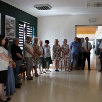 Powiększ zdjęcie Podsumowanie kwalifikacji wojskowej. Członkowie Powiatowej Komisji Lekarskiej we Włoszczowie.