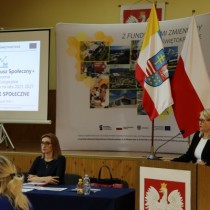 Powiększ zdjęcie Otwarte konsultacje społeczne programu regionalnego na lata 2021-2027 “Fundusze Europejskie dla Świętokrzyskiego” we Włoszczowie.