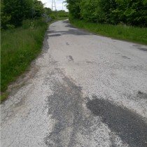 Powiększ zdjęcie Droga przed remontem