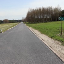Powiększ zdjęcie Droga powiatowa Krzepin - Wałkonowy Górne w trakcie remontu