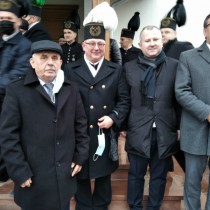 Powiększ zdjęcie  Przewodniczący Rady Powiatu Włoszczowskiego Zbigniew Matyśkiewicz, Radny Rady Powiatu Włoszczowskiego Dariusz Mietelski, Wicestarosta Łukasz Karpiński, Starosta Włoszczowski Dariusz Czechowski