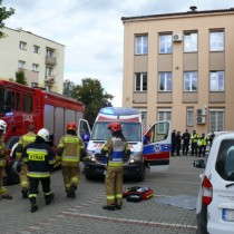 Powiększ zdjęcie Akcja ratownicza po zderzeniu dwóch pojazdów