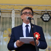 Powiększ zdjęcie Głos zabiera Starosta Włoszczowski Dariusz Czechowski