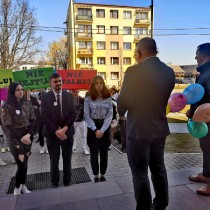 Powiększ zdjęcie Głos zabiera Wicestarosta Łukasz Karpiński