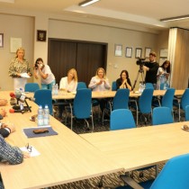 Powiększ zdjęcie Konferencja prasowa w Kielcach w sprawie organizowanego 7 sierpnia Rajdu Rowerowego Szlakiem Brygady Świętokrzyskiej NSZ