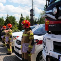 Powiększ zdjęcie Poświęcenie trzech nowych samochodów ratowniczo-gaśniczych i quada
