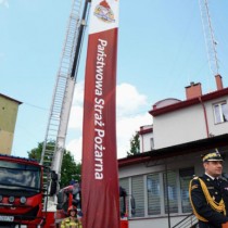 Powiększ zdjęcie Głos zabiera Świętokrzyski Komendant Wojewódzki PSP nadbryg. Krzysztof Ciosek 