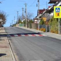 Powiększ zdjęcie Przebudowana droga w Cieślach