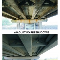 Powiększ zdjęcie Wiadukt przed i po przebudowie