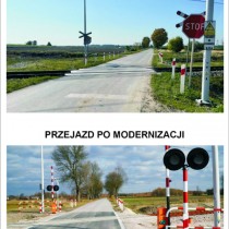 Powiększ zdjęcie Przejazd przed i po modernizacji