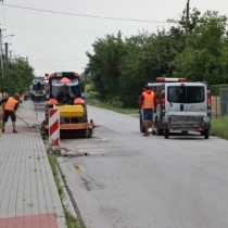 Powiększ zdjęcie Naprawa drogi powiatowej nr 0227T w Koniecznie