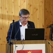Powiększ zdjęcie Głos zabiera Starosta Włoszczowski Dariusz Czechowski