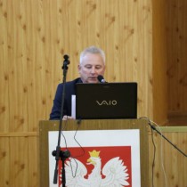 Powiększ zdjęcie Głos zabiera Przewodniczący Komisji Rewizyjnej Dariusz Mietelski