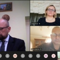 Powiększ zdjęcie Sesja Rady Powiatu Włoszczowskiego (zrzut z ekranu)