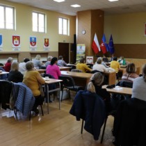 Powiększ zdjęcie  Spotkanie przedstawicieli KGW z terenu powiatu włoszczowskiego