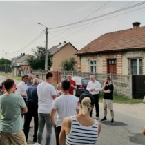Powiększ zdjęcie Spotkanie z mieszkańcami Czarncy i Kątów w sprawie planowanej inwestycji drogowej