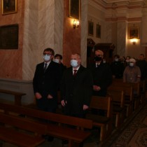 Powiększ zdjęcie Delegacja Powiatu Włoszczowskiego: Starosta Włoszczowski Dariusz Czechowski, Wicestarosta Łukasz Karpiński