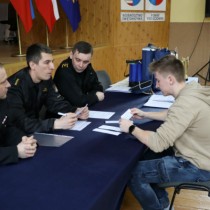 Powiększ zdjęcie Część ustna Turnieju - odpowiada uczeń z trzeciej grupy wiekowej