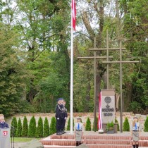Powiększ zdjęcie Uroczystość odsłonięcia Pomnika Ofiar Zbrodni Katyńskiej 1940 r.