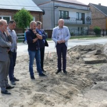 Powiększ zdjęcie Remontowany odcinek drogi powiatowej nr 0231T Secemin - Marchocice