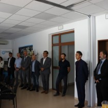 Powiększ zdjęcie Uczestnicy uroczystości w Lhoist Bukowa