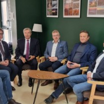 Powiększ zdjęcie Spotkanie starostów w Powiatowym Centrum Kulturalno-Rekreacyjnym we Włoszczowie